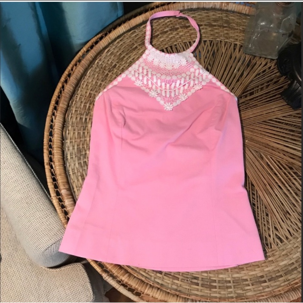 Lilly Pulitzer Halter Top Size 4